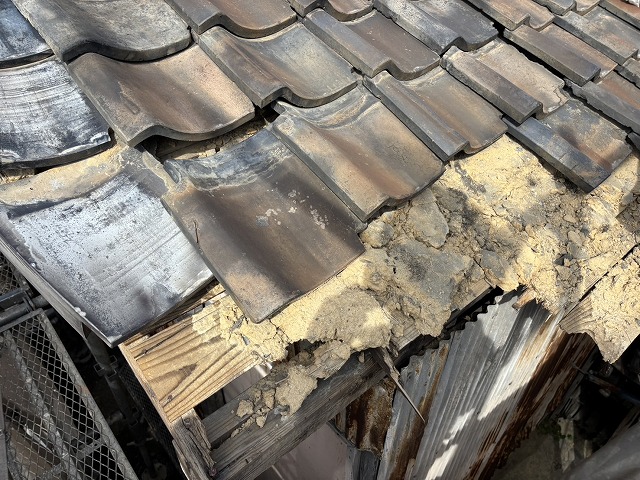 トラックでの破損