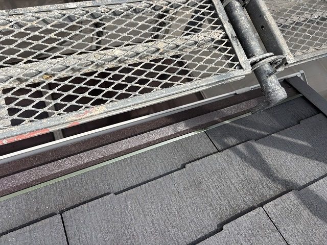 軒先唐草の取り付け