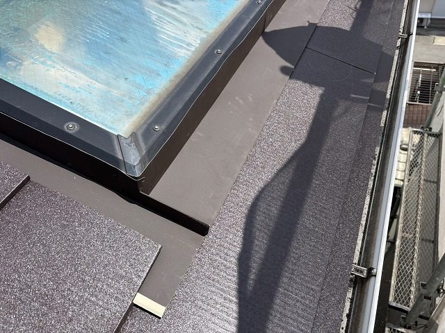 トップライト回りの工事