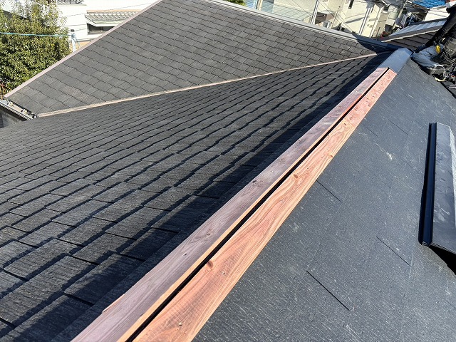 棟下地の交換と強化
