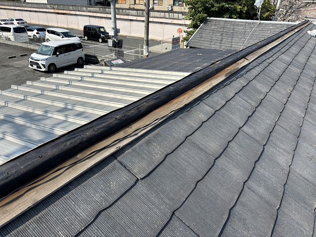 下地（貫板）の撤去と更新準備