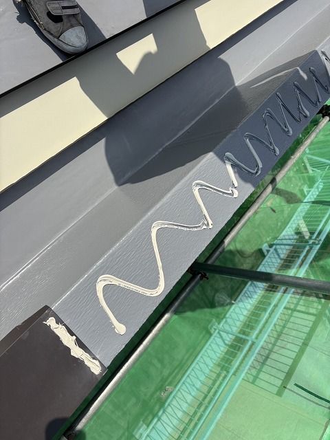 変性シリコンの施工