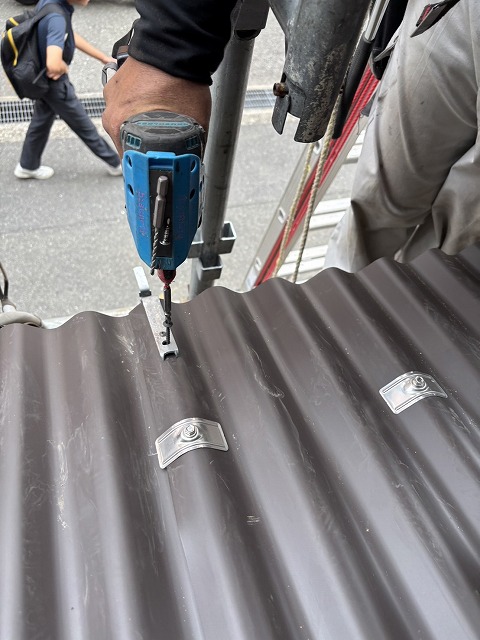 ガルバリウム施工