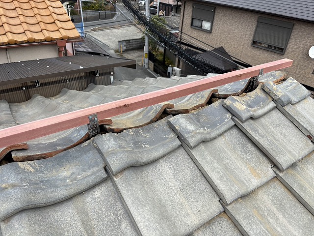 木下地(なんばん下地)の設置