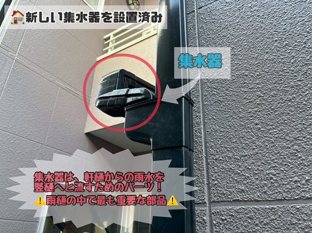 新しい集水器設置