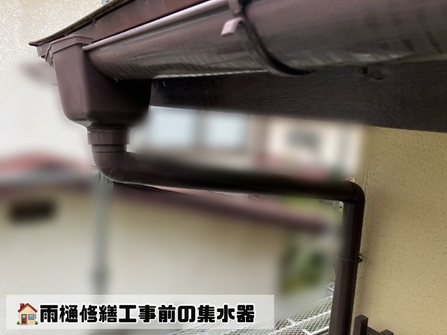 雨樋修繕工事前