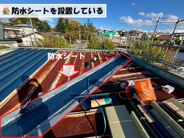 仙台市太白区-屋根カバー工事-完工