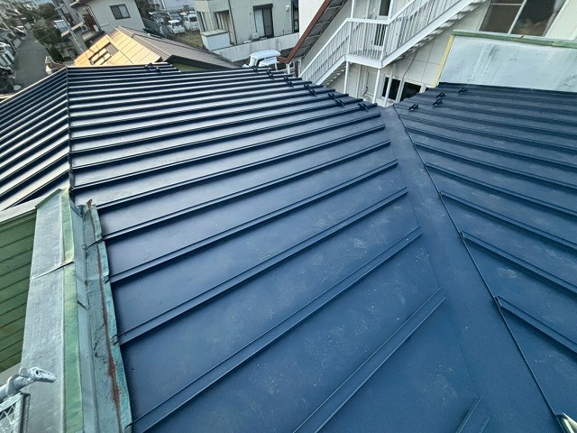 仙台市太白区-屋根カバー工事-完工