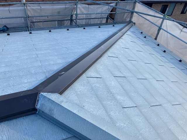 仙台市太白区 棟板金交換工事 完工