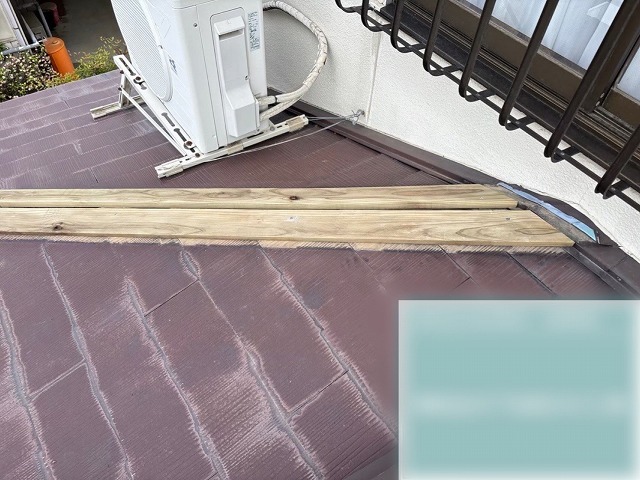  仙台市太白区-棟板金交換工事-木下地設置