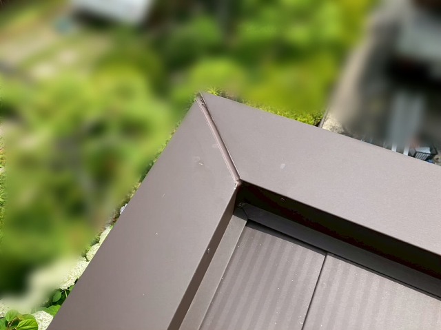 仙台市太白区-物置屋根葺き替え工事-完工