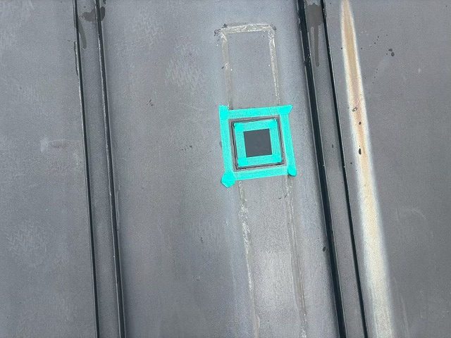 仙台市太白区 美容室 穴あき箇所コーキング