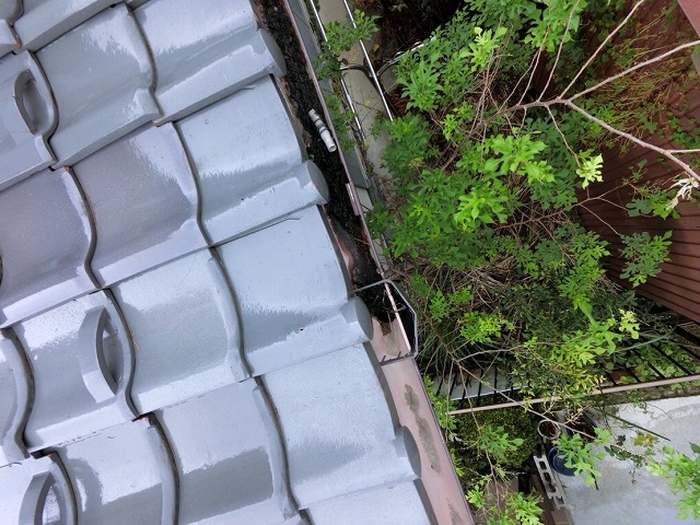 仙台市太白区-雨樋清掃