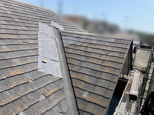 仙台市宮城野区-屋根カバー工事前