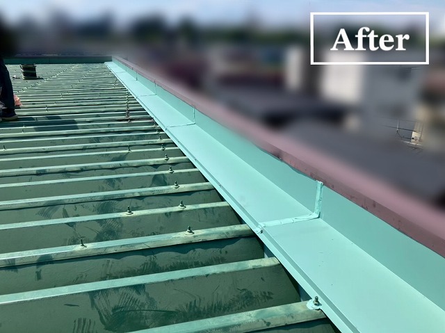  仙台市宮城野区-雨押え板金板金カバー工事