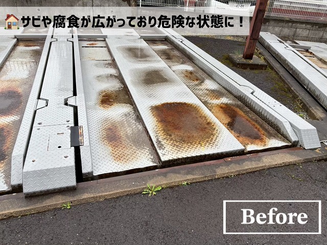 仙台市宮城野区-駐車場パレット現地調査