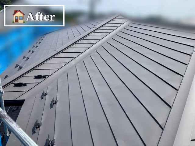 仙台市泉区-2階屋根カバー工事完工