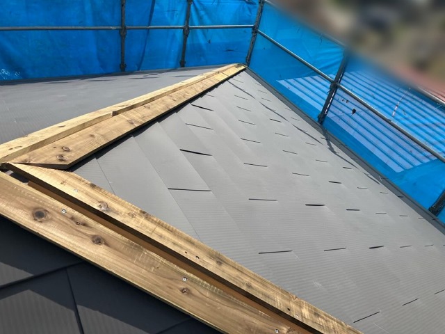 仙台市泉区-2階屋根カバー工事完工