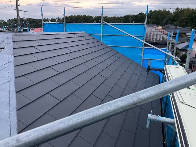 仙台市泉区 屋根カバー工事 SGL鋼板設置