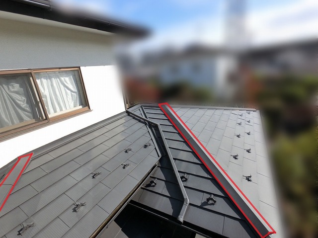 仙台市泉区-棟板金交換工事の現地調査