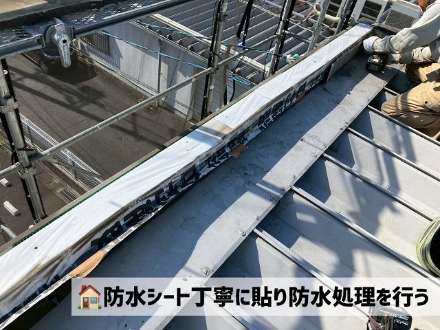 仙台市泉区-笠木板金工事