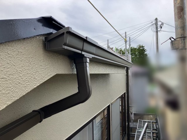 仙台市若林区-雨樋交換工事