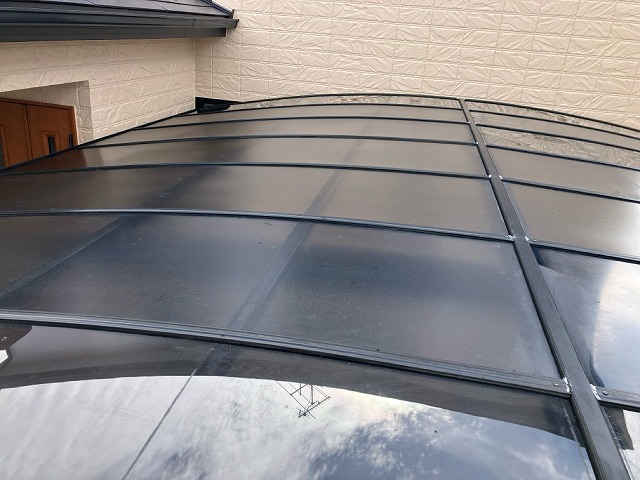 仙台市青葉区 カーポートパネルの脱着工事