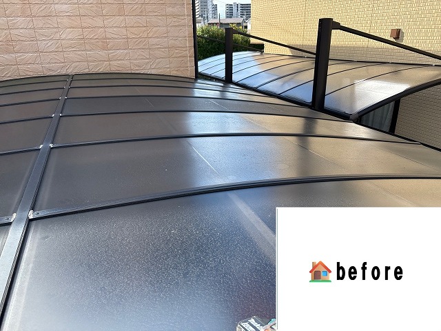 仙台市青葉区 カーポートパネルの脱着工事