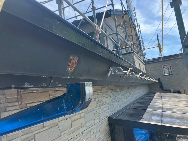 仙台市青葉区-雨樋交換工事