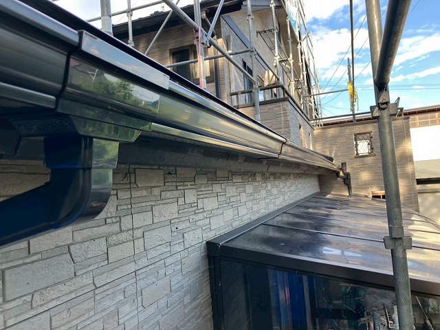 仙台市青葉区-雨樋交換工事