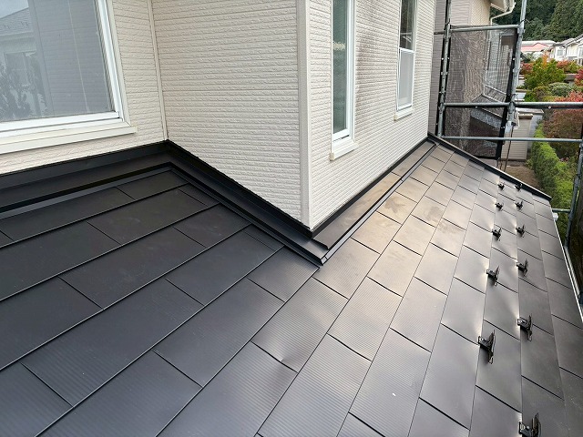 名取市 1階屋根カバー工事 完工