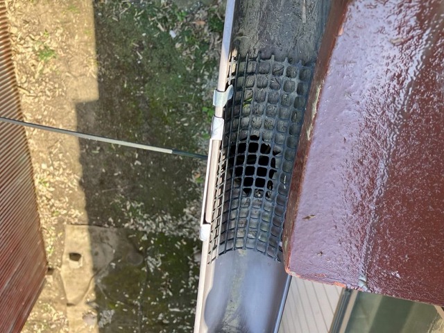  名取市-雨樋清掃＆排水管延長