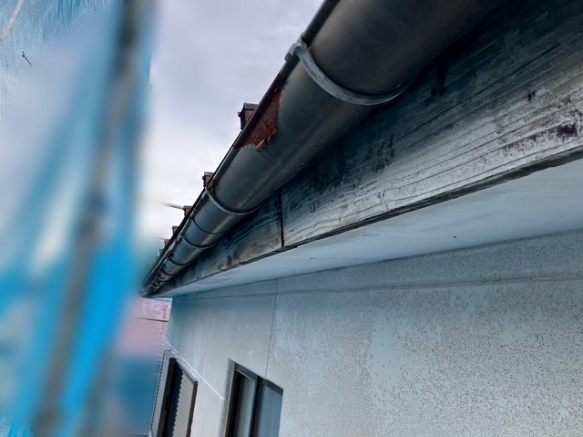 大崎市-雨樋交換工事-施工前