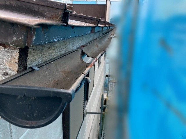 大崎市-雨樋交換工事-施工前