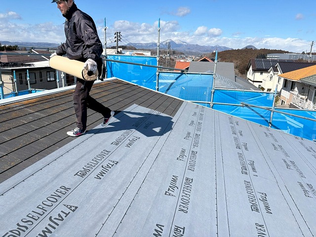 富谷市 カバー工事 TAJIMAタディスセルフカバー設置