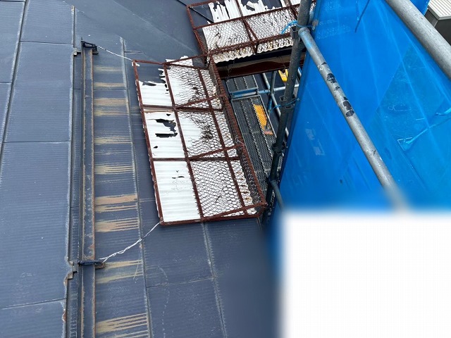 山形県-スノーストップ取り外し工事-施工前