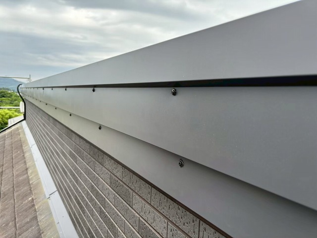 気仙沼市-破風板金修繕工事