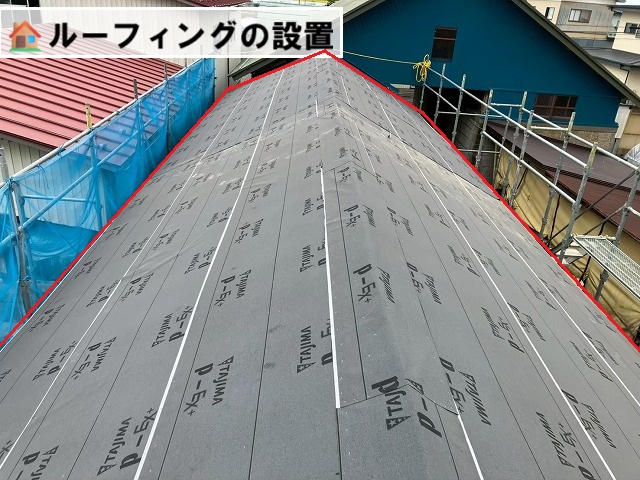 石巻市-屋根葺き替え工事