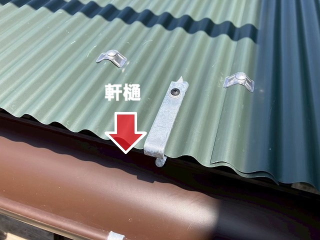 石巻市桃井町にて 雨樋交換工事