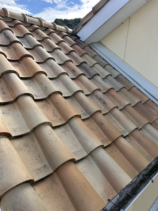 雪止め瓦が付いていません