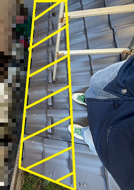 ゆきもちくん設置場所　太陽光パネル瓦屋根