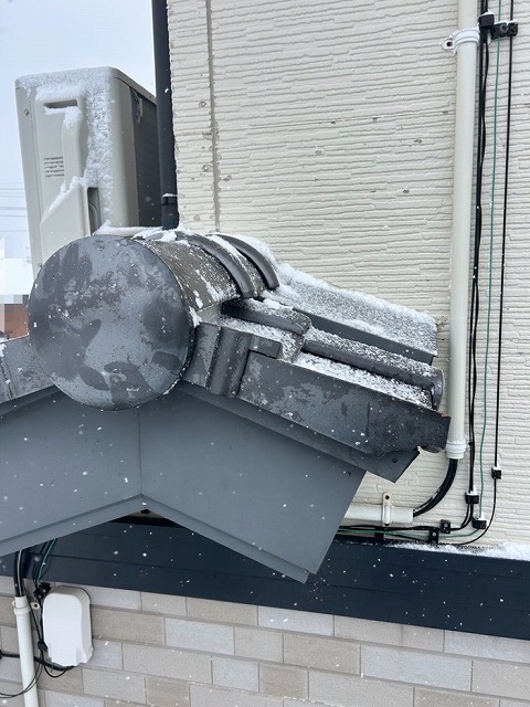 瓦屋根　鳥の巣撤去　瓦設置