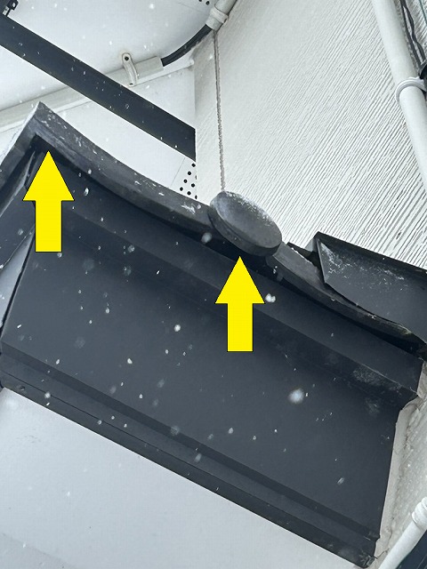 瓦屋根　鳥の巣撤去　瓦設置　施工完了