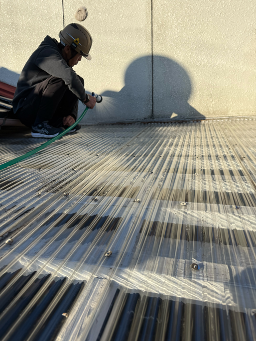 雨漏り散水試験