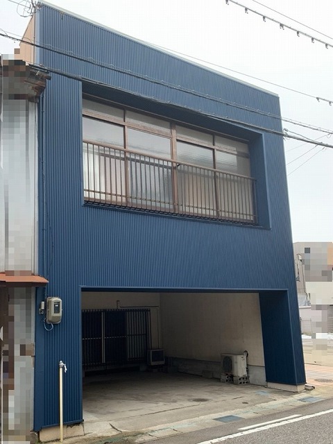 SGLガルバリウム鋼板　カバー工事　施工後