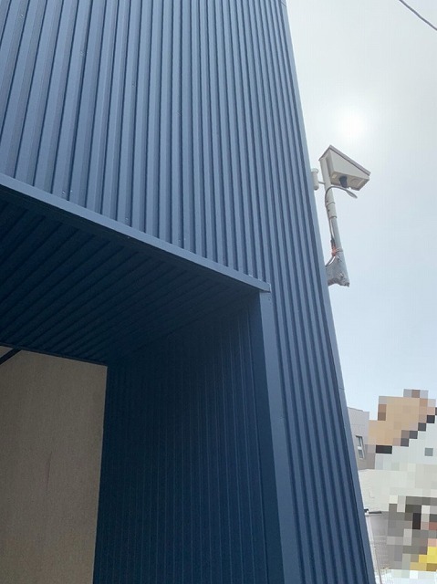 SGLガルバリウム鋼板　カバー工事　施工後