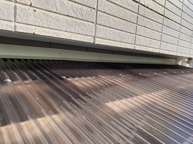 取り合い水切り設置