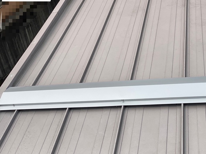 棟板金の交換工事　施工完了です✨