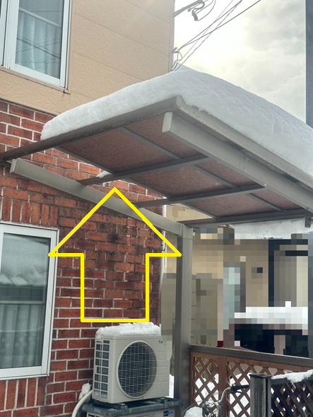 割れたパネルを撤去