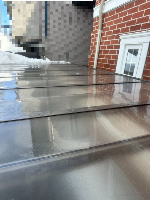 カーポート屋根補修完了